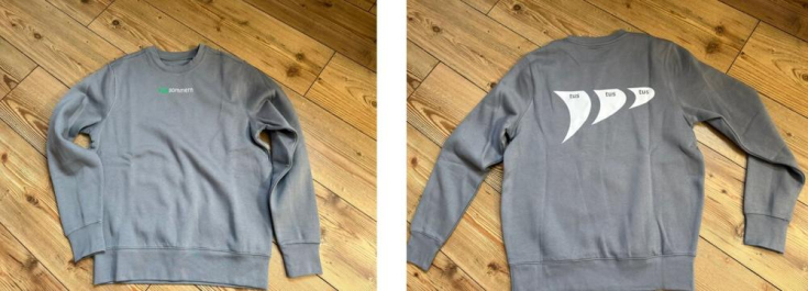 Hoodie TuS Bommern Grau OHNE Kapuze