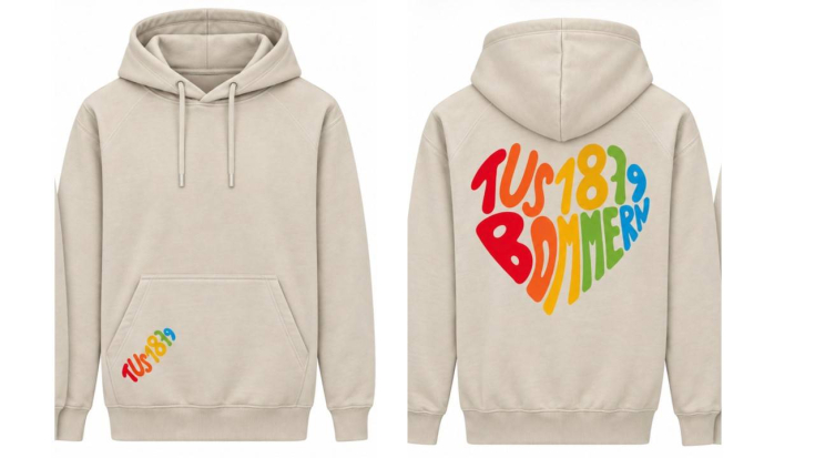 Pride Hoodie (mit Kapuze) – Off White – Sommer 2026 - UNISEX