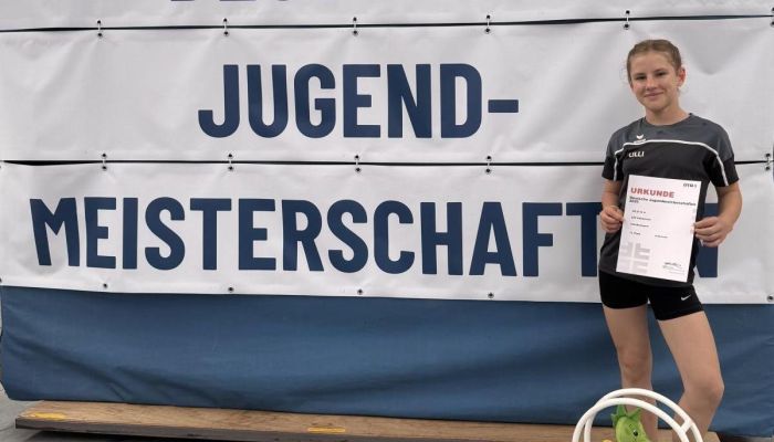 Deutsche Jugendmeisterschaften: Lilli Hebestreit überzeugt mit Platz elf in Würzburg