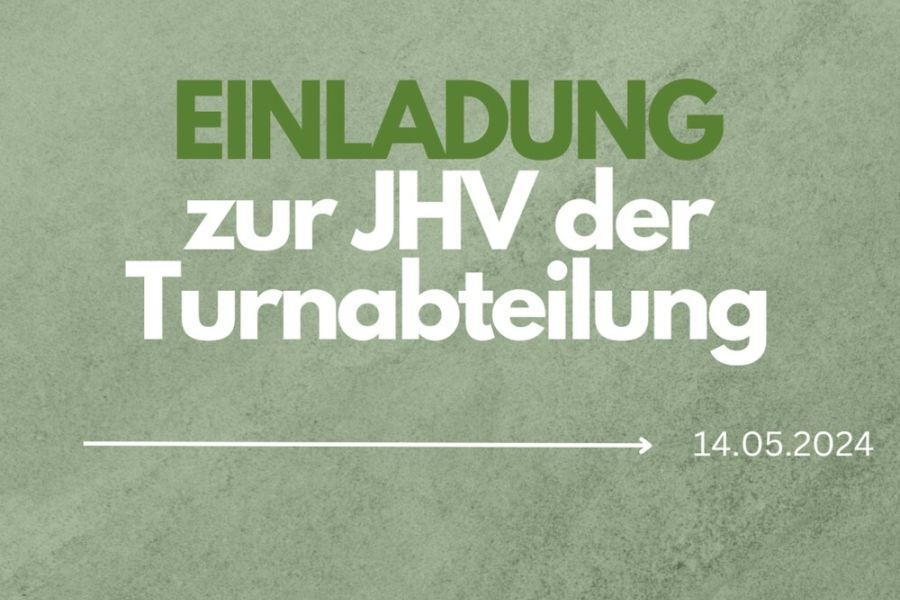 Einladung zur Jahreshauptversammlung der Badminton-Abteilung