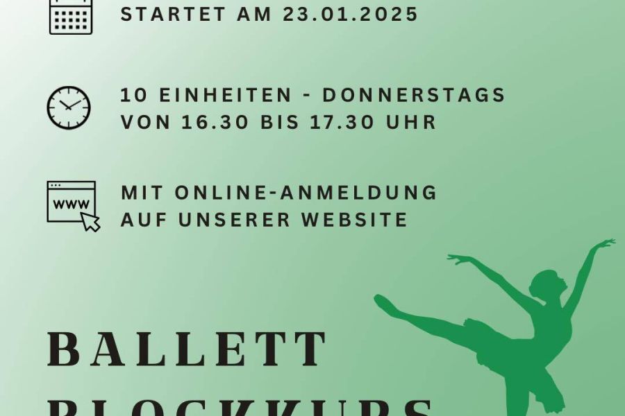 Neuer Ballett-Blockkurs für Kinder