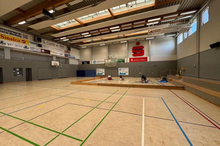 Erneuter Wasserschaden in der Sporthalle