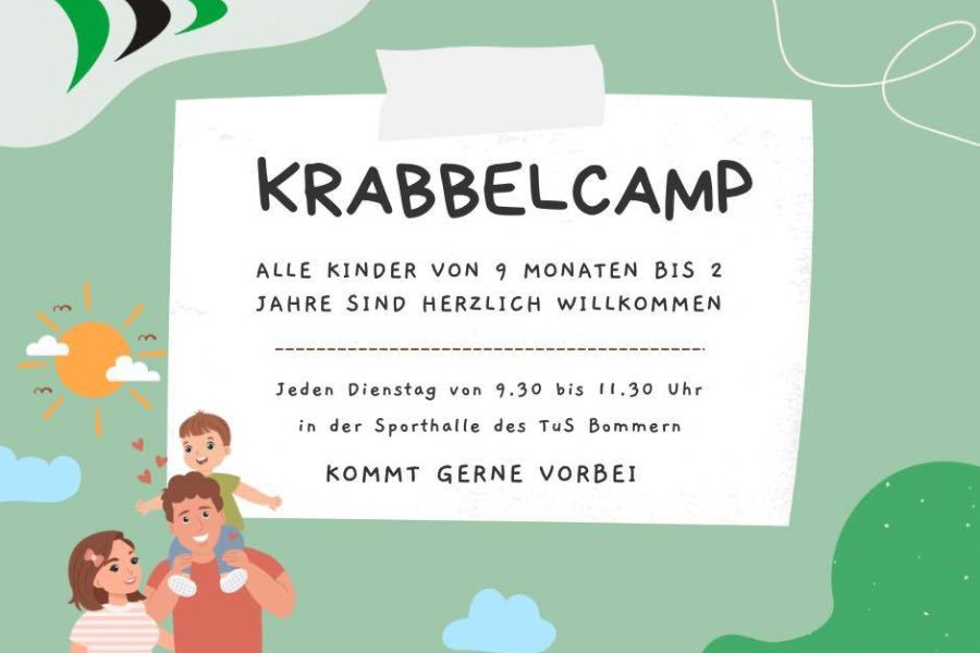 Willkommen im Krabbelcamp