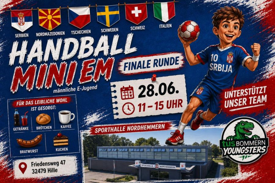 TuS Bommern kämpft um den Titel bei der Handball Mini-EM