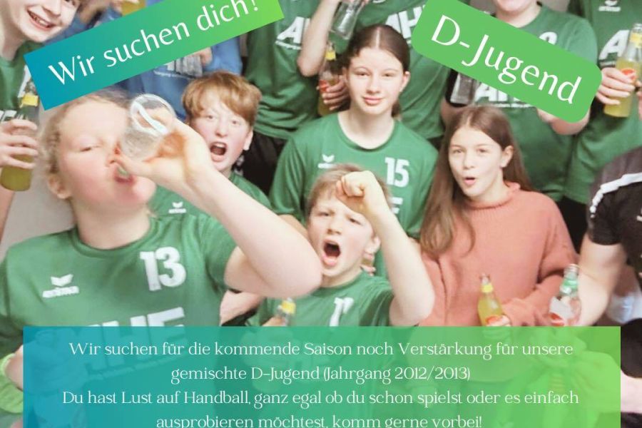 Verstärkung für die gemischte D-Jugend gesucht